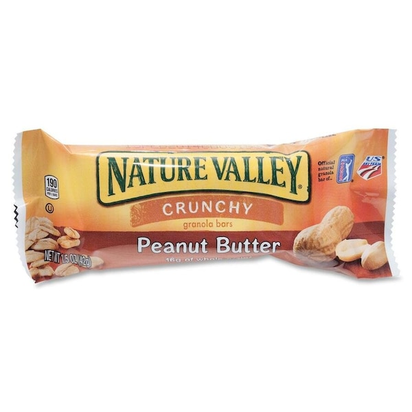 Advantus NaturVally, GRANOLA BARS, PEANUT BUTTER CEREAL, 1.5 OZ BAR, 18PK SN3355 - main