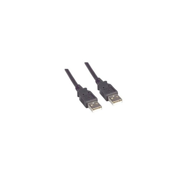 Cable Wholesale USB 2.0 Type A Male to Type A Male Cable, Black, 15 foot 10U2-02115BK - main
