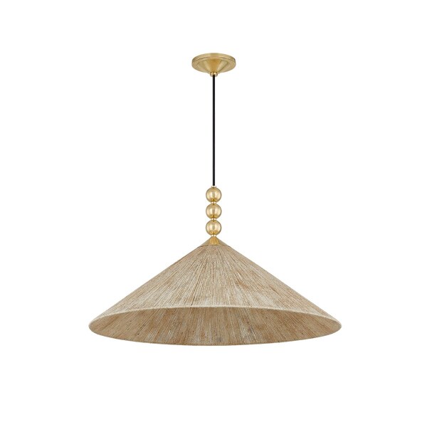 Mitzi Dabito X Song 1 Light Pendant 30 In. Aged Brass H682701L-AGB - main