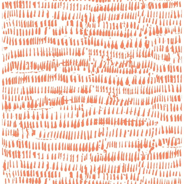A-Street Prints Runes Orange Brushstrokes Wallpaper 4081-26359 - main
