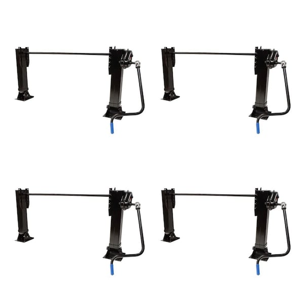 Mytee Products Landing Gear Set 62000 lbs Lift 160,000 lbs Static Load 2 External Gear Box, 4PK LG28Ex4 - main