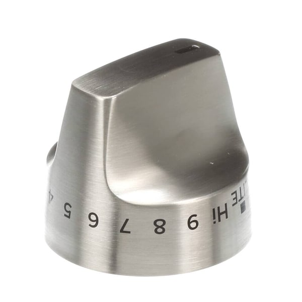 Ge BRUSHED SS RANGE CONTROL KNOB WB03X31672 - main