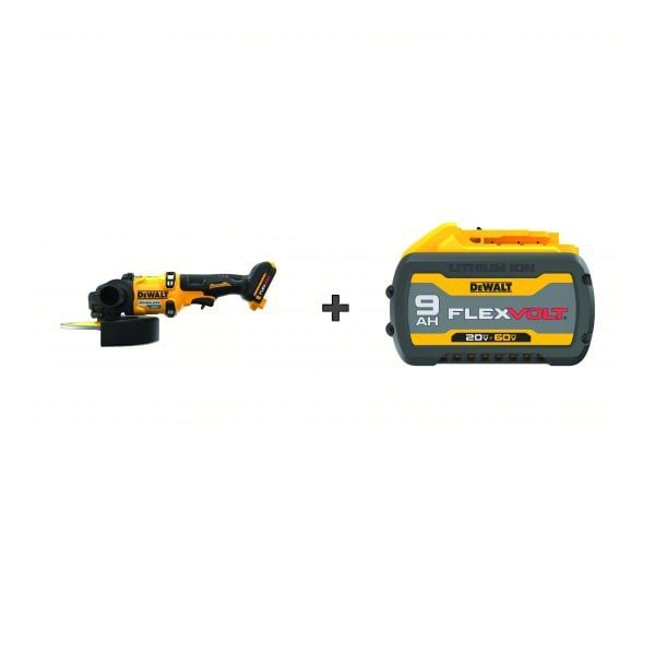 Dewalt Angle Grinder, 7 in Dia, 6,500 RPM DCG440B/DCB609 - main