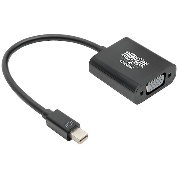 Tripp Lite Mini DisplayPort to VGA Adapter Active 1080p Black mDP to VGA P137-06N-VGAB - main