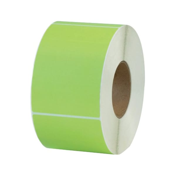 Partners Brand Thermal Transfer Labels, 4" x 6", Green, PK4 THL130GN - main