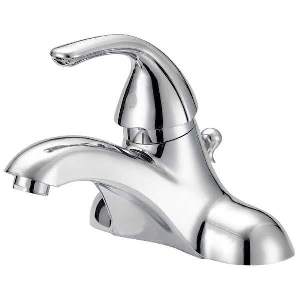 Boston Harbor Lavatory Faucet, 1.2 gpm, 1-Faucet Handle, 3-Faucet Hole, Metal/Plastic, Chrome Plated F4510022CP-1 - main