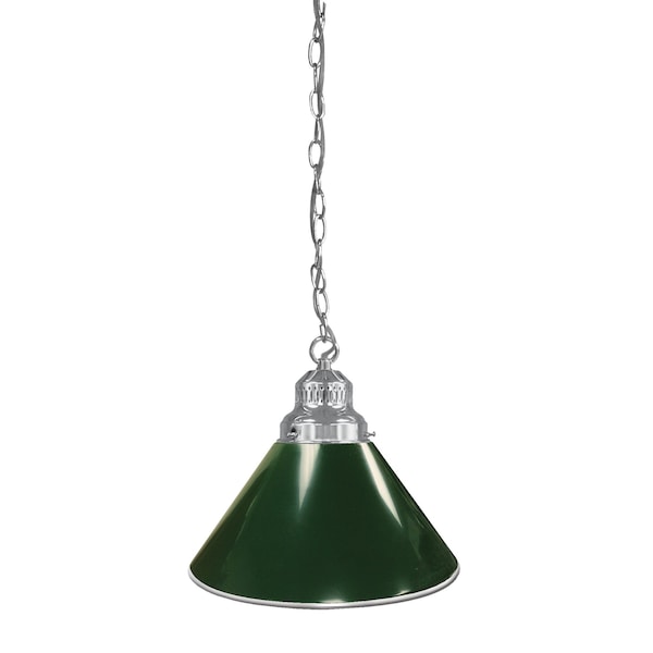 Holland Bar Stool Co Green Pendant Light, Chrome Fixture BL1CHGrn - main