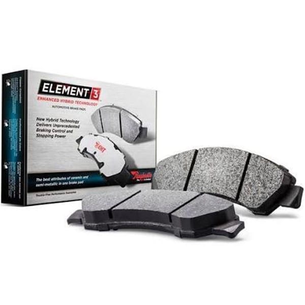 Hands On EHT1280H 2007-2013 Acura MDX Brake Pad Set - Front HA3561327 - main