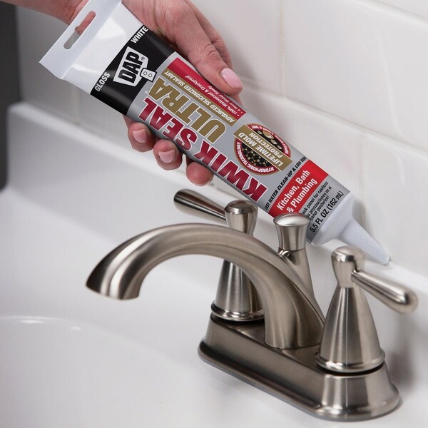 Dap KWIK SEAL ULTRA 5.5 Oz. Biscuit Siliconized Kitchen & Bath Sealant 7079818916 - main