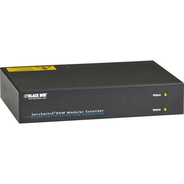 Black Box DKM FX Extender Modular Housing, 2-Slot Chassis with Integrated Power Supply ACXMODH2R-P-R2 - main