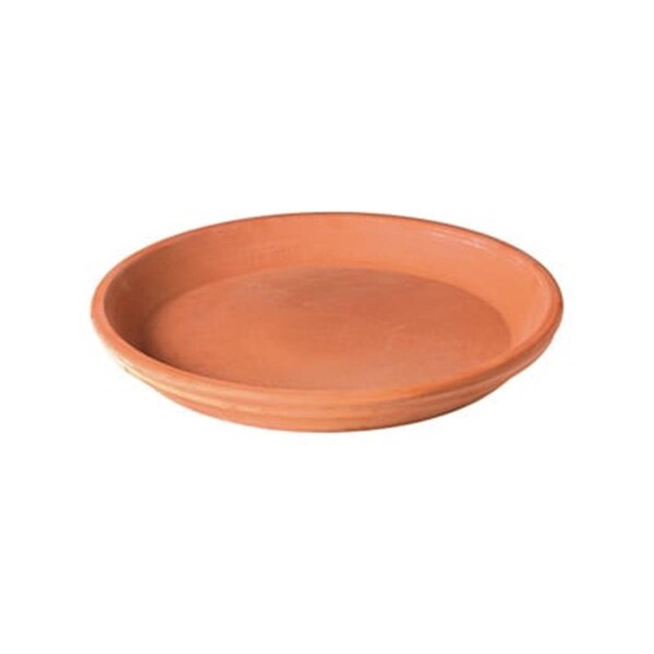 Pipers Pit 6.7 x 1 in. Terra Cotta Clay Saucer, 24PK PI2669473 - main