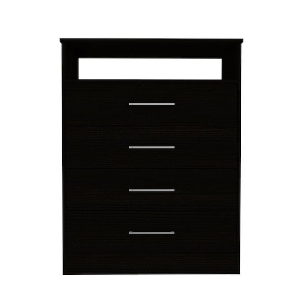 Homeroots Two Piece Black Bedroom Set 530253 - main