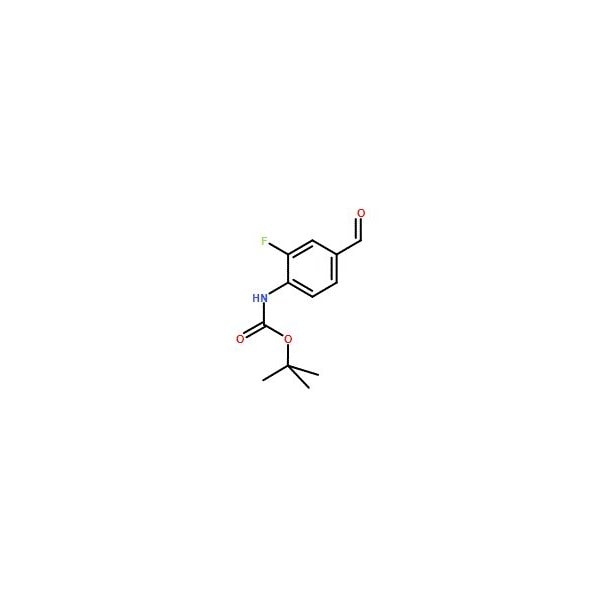 Ak Scientific 4-N-Boc-amino-3-fluorobenzaldehyde (100mg), CAS 865450-09-5 6213AJ-100mg - main