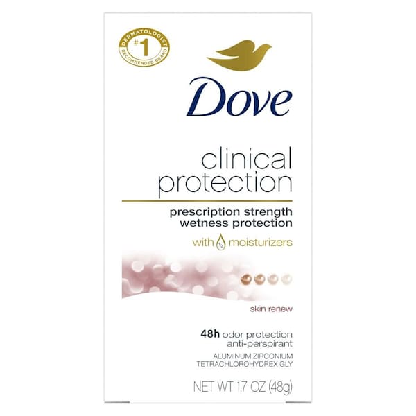 Dove Skin Renew Clinical Protection Antiperspirant Deodorant, 1.7 Ounce, 24PK 62739442 - main