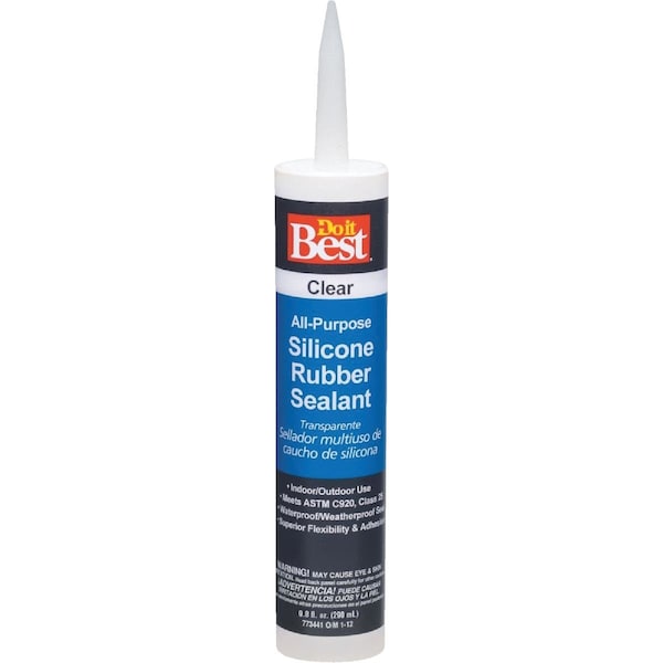 Do It Best 9.8 Oz. All-Purpose Silicone Sealant Clear 7079818339 - main