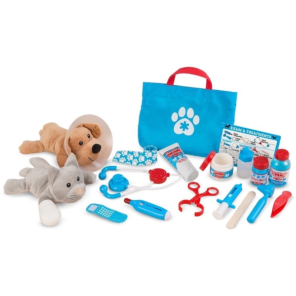 Melissa & Doug Examine And Treat Pet Vet Play Set 8520 - main