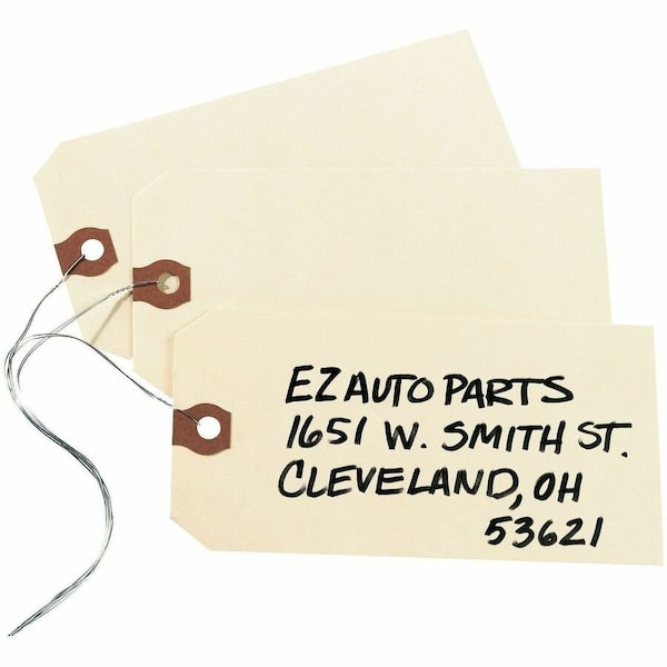 Avery Tags, Shipping, #6, Wired, Mla 1000PK AVE12606 - main