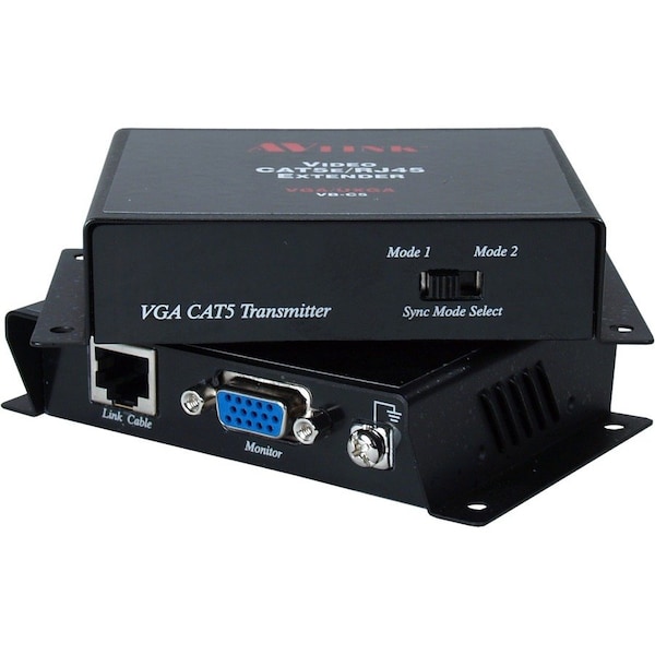 Qvs 100 Meters VGA-UXGA Over CAT5-RJ45 Extender Kit - VB-C5 - main