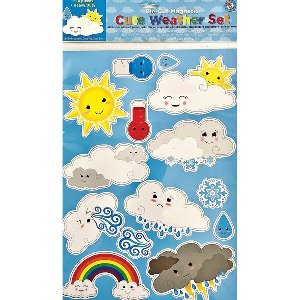 Ashley Productions Die-Cut Magnets, Cute Weather 19010 - main