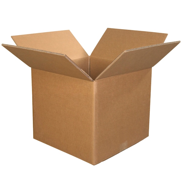 Zoro Select 24 in x 24 in x 24 in Shipping Box, Kraft, Corrugate, Triple Wall, 90 ECT HD242424TW - main