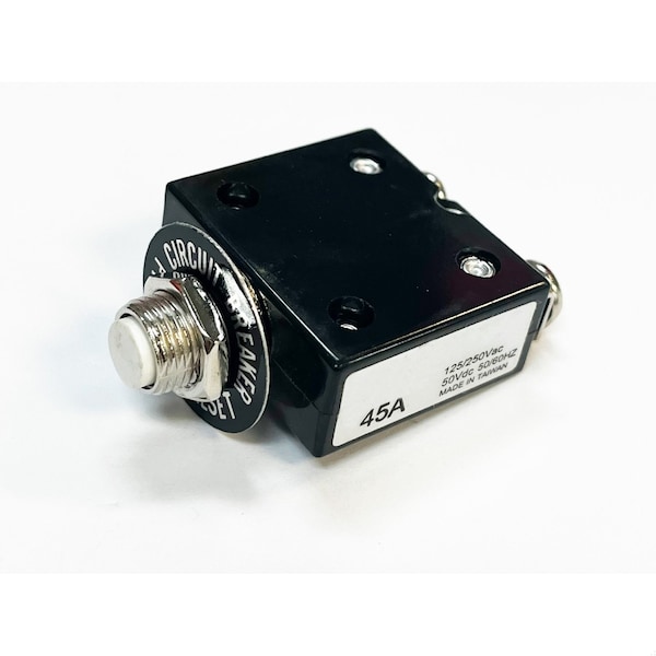Optifuse Circuit Breaker, CBW58 Series, 50A, 250V AC, 1kA at 250V AC, 300A at 50V DC CBW58-HL-45A-WHB - main