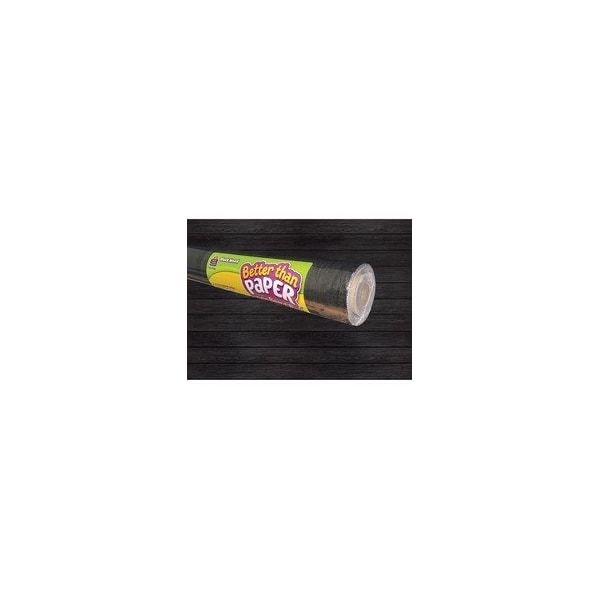 Teacher Created Resources Bulletin Board Roll - Bulletin Board, Poster, Student - 12 ft Height x 48in Width - Black Wood 77453 - main