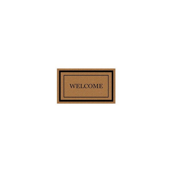 Sports Licensing Solutions Welcome Coir Door Mat, 24 x 36 In. 41908 - main