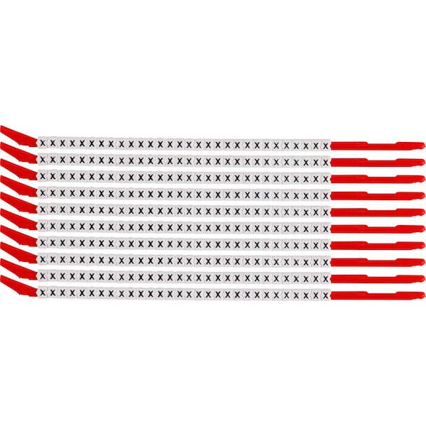 Brady ClipSleeve Wire Markers Size 10 Nylon 16 AWG - 14 AWG, X Pack of 300 Each, 300PK SCN10-X - main