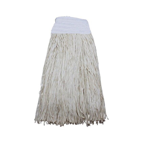 Bsl String 8-ply Cotton Cut-End Mop Head, Wide Band 14 oz No 16 - 1 Pack 3965-1 - main