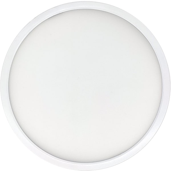 Bulbrite 9" Round 17-W 3000K LED Flush Mount Light, 1400 Lumens, White Finish 773608 - main