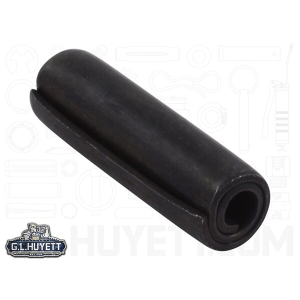 Huyett Coiled Spring Pin, Heavy Duty, High Carbon Steel, 0.375 in Dia x 1.250 in Length SPC-375-1250H - main