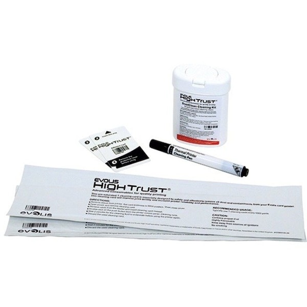 Evolis ADHESIVE CARD CLEANING KIT, 5 adhesive cards ACL006 - main