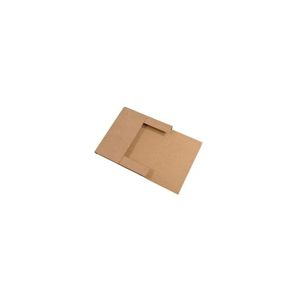 Bubblefast 50-12 1/2 x 12 1/2 x 1'' Kraft Easy-Fold Mailers, 50PK BFM12121K - main