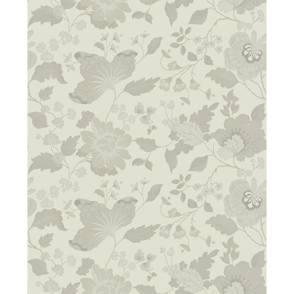 Sirpi Vittoria White Floral Wallpaper 4058-24844 - main