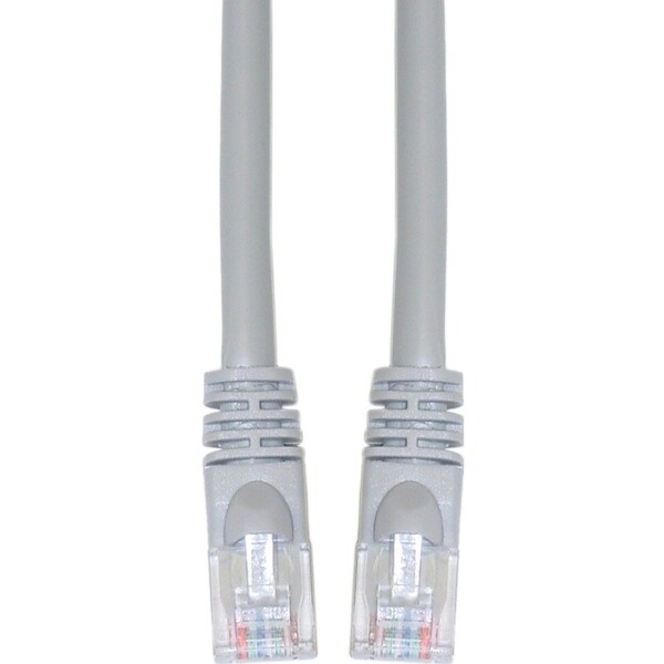 Cable Wholesale Cable Wholesale 10X6-02103 Cat5e Gray Ethernet Patch Cable; Snagless & Molded Boot - 3 ft. 10X6-02103 - main