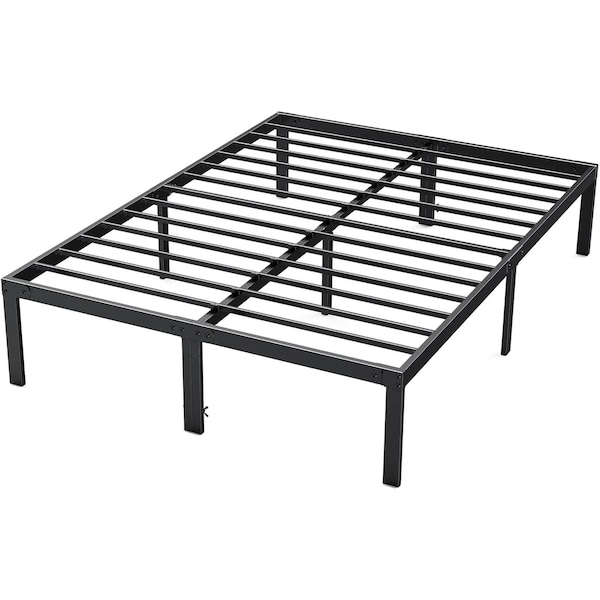 Simple Deluxe BF-3611V3-FULL, Full Size Bed Frame, 14 Inch 3A88FNBFRAFULL14BLK - main
