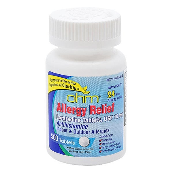 Ohm Laboratories Loratadine, 10mg, 500PK 51660052605 - main