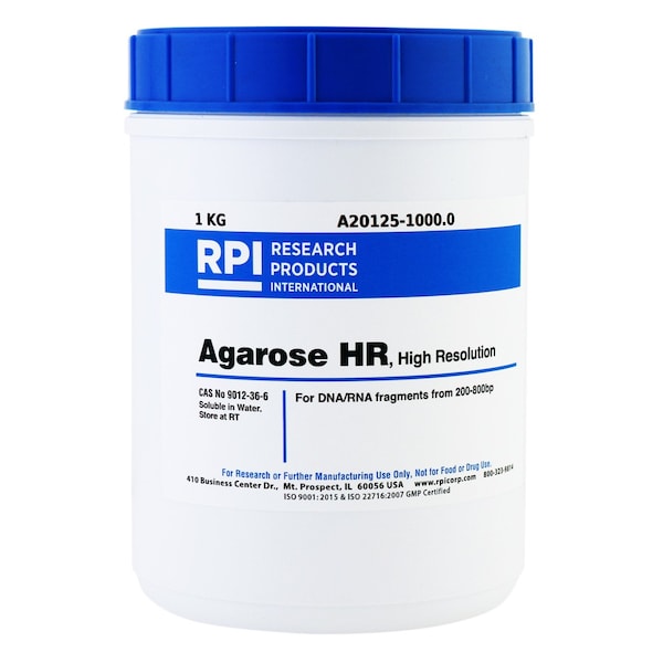 Rpi Agarose HR, High Resolution, 1 Kilogram A20125-1000.0 - main