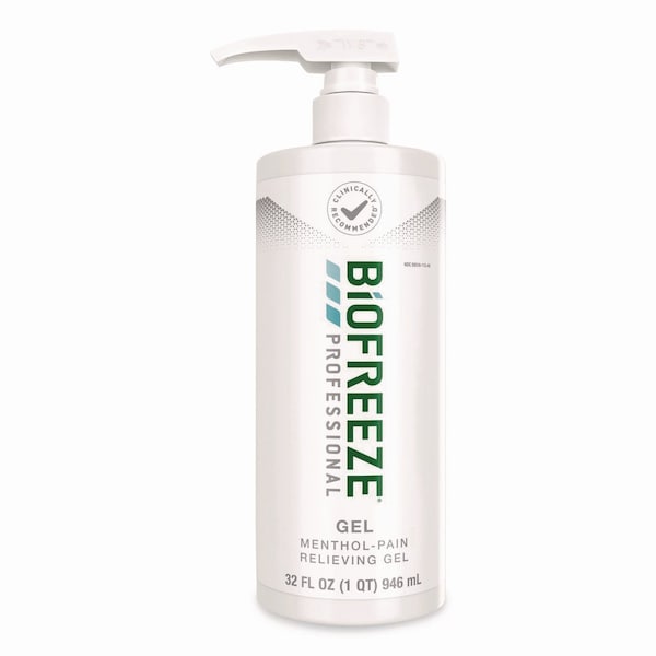 Biofreeze Professional Green Topical Analgesic Pain Reliever Gel, 32 oz Pump RKT3209982 - main