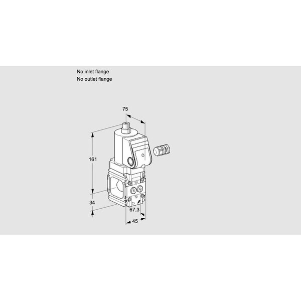 Honeywell Kromschroder Magnetic Relief Solenoid Valve - VAN1, Gas/Air, 15-40 DN, 200/1000 mbar KS88028122 - main