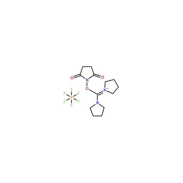 Ak Scientific Dipyrrolidino(N-succinimidyloxy)carbenium hexafluorophosphate (5g), CAS 207683-26-9 V1146-5g - main