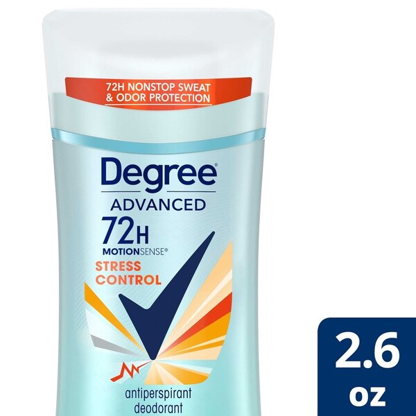 Degree Stress Control Antiperspirant Deodorant Stick for Women, 2.6 Ounce, 12PK 64344158 - main