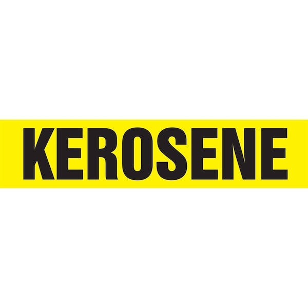 Accuform ASME ANSI PIPE MARKER KEROSENE RPK473STB - main
