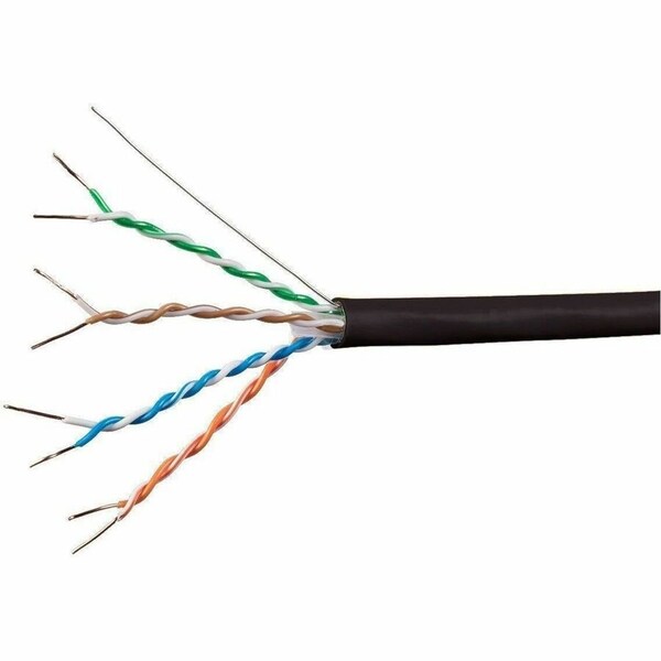 Zoro Select Data Cable, 1000 ft. L, Black Jacket 21795 - main