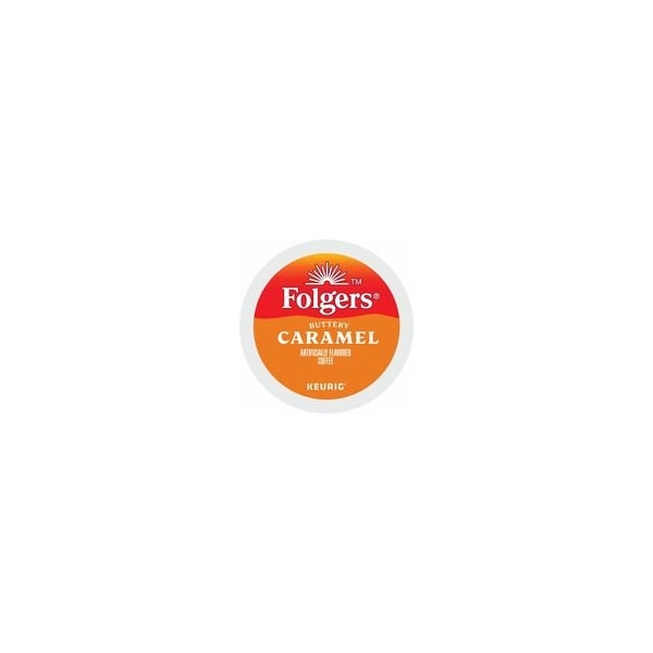 Folgers K-Cup Buttery Caramel Coffee, Compatible with Keurig K-Cup Brewer, Medium, 24 K-Cup, K-Cup, 4PK 5000363977 - main