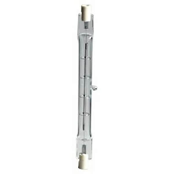 Ge Halogen Bulb, 150 W, R7 Recessed Single Contact Lamp Base, T3 Lamp, White Light, 2300 Lumens 19378 - main