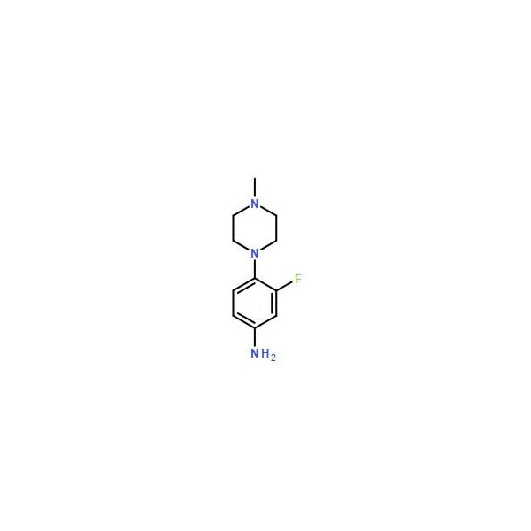 Ak Scientific 3-Fluoro-4-(4-methylpiperazin-1-yl)aniline (1g), CAS 221198-99-8 Y8323-1g - main