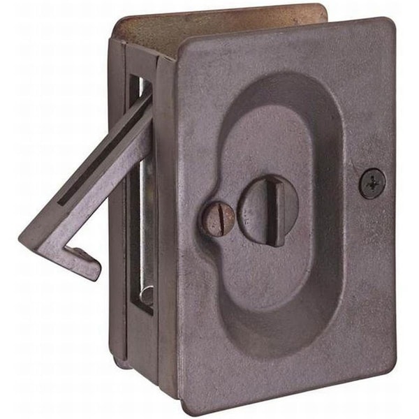Patioplus Privacy Pocket Door Lock, Medium Bronze PA3239998 - main