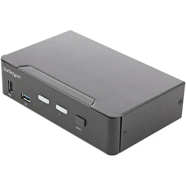 Startech.Com 2 Port HDMI KVM Switch 4K 60Hz w/USB Hub SV231HU34K6 - main