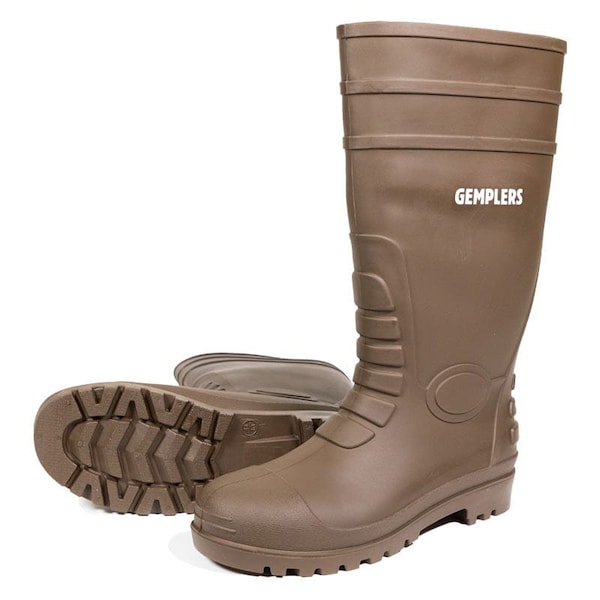 Gemplers Men's Brown Bear Signature TPE Chemical Resistant Boots, Plain Toe, 15 in Height, Brown, 10 238334 - main